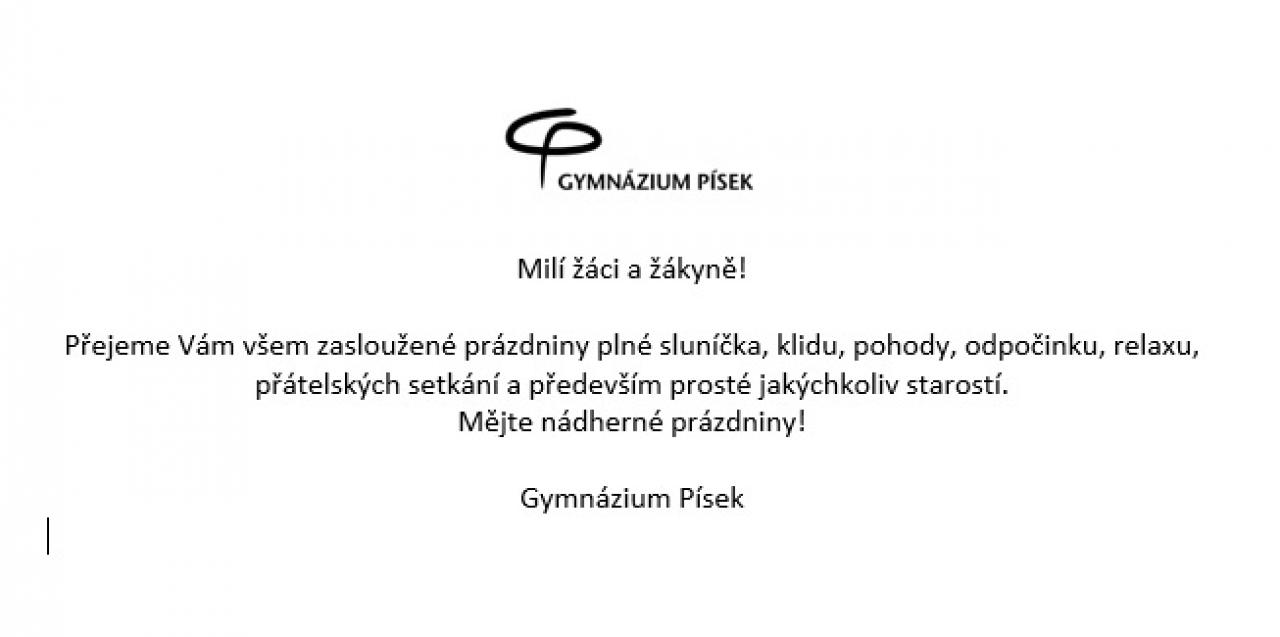 Prázdniny - přání