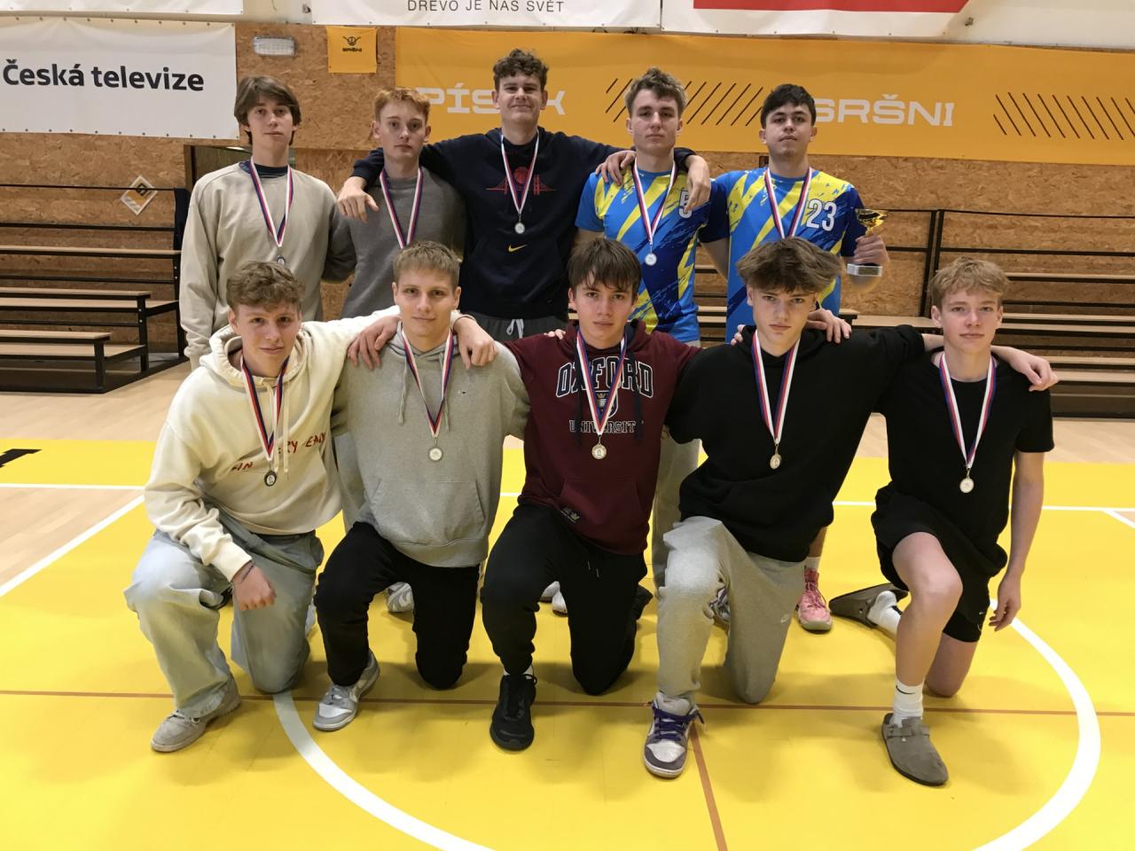 Družstvo chlapců vybojovalo druhé místo v soutěži
