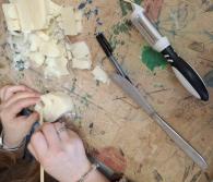 Studenti třetích ročníků při tvorbě