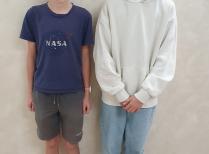 Pythagoriáda - zleva: Ondřej Cendelín 3. O, Miroslav Čížek 1. F Pythagoriáda - zleva: Ondřej Cendelín 3. O, Miroslav Čížek 1. F