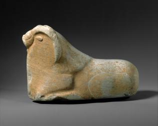 Reclining mouflon Indus ca. 2600–1900 BCE