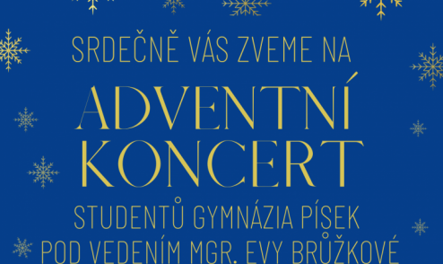 Pozvánka na Adventní koncert, Kostel Nejsvětější Trojice, od 17:00 hodin
