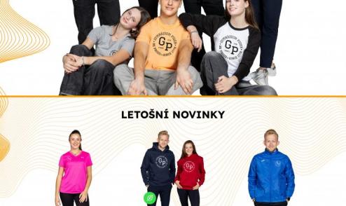 Oblečení s logem Gymnázia Písek