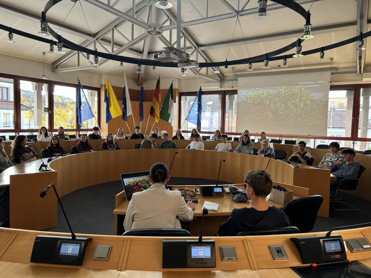 Přijetí na radnici v Deggendorfu Přijetí na radnici v Deggendorfu