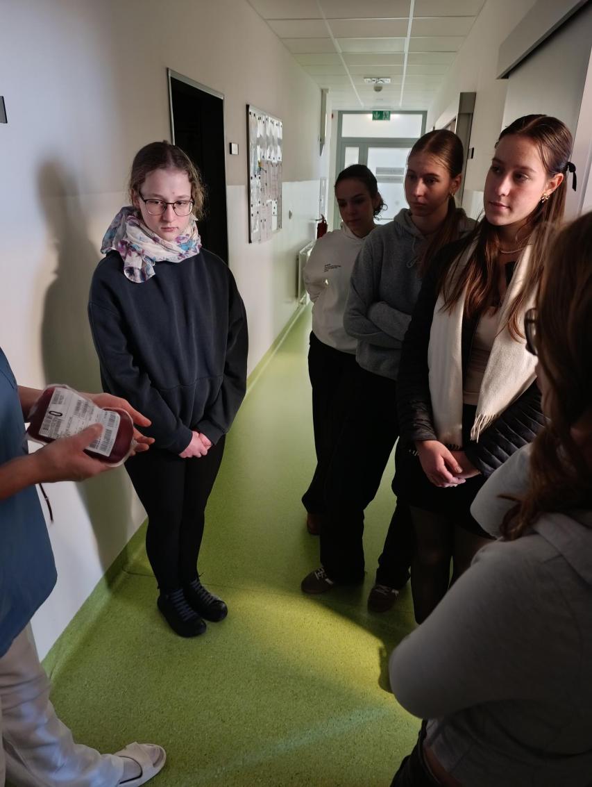 Návštěva Hematologicko-transfuzního oddělení nemocnice v Písku Návštěva Hematologicko-transfuzního oddělení nemocnice v Písku