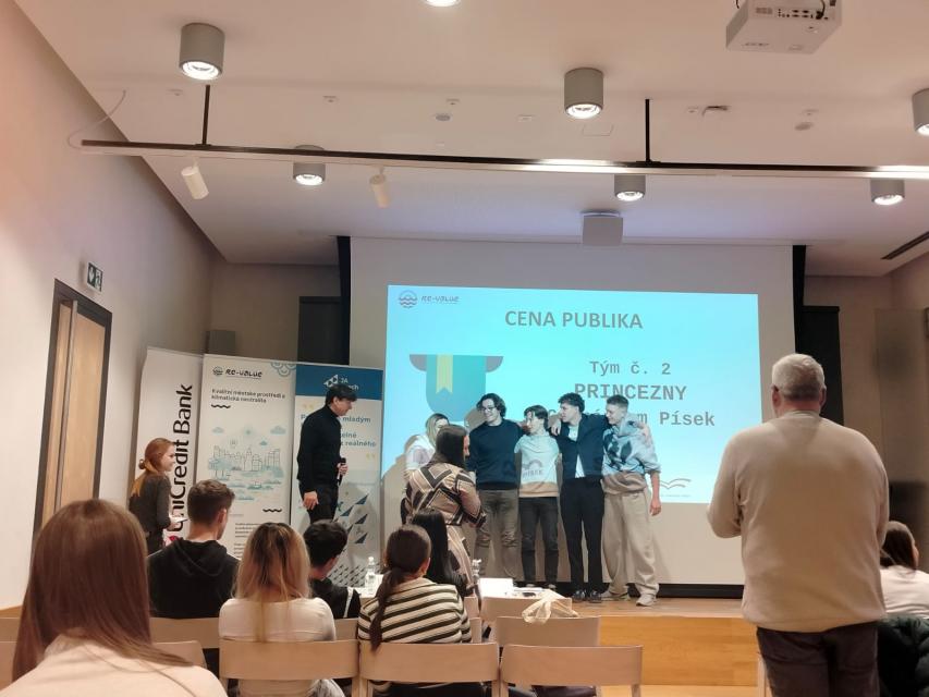 Přebírání ceny publika Přebírání ceny publika